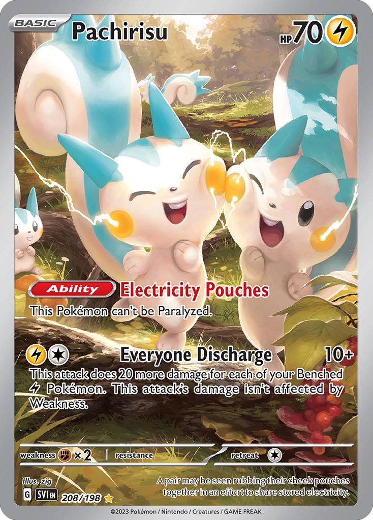 Pachirisu - 208/198 Scarlet & Violet