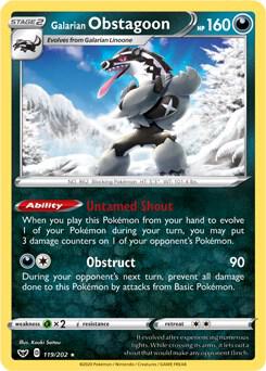 Galarian Obstagoon - 119/202 [Deck Exclusives] 119/202