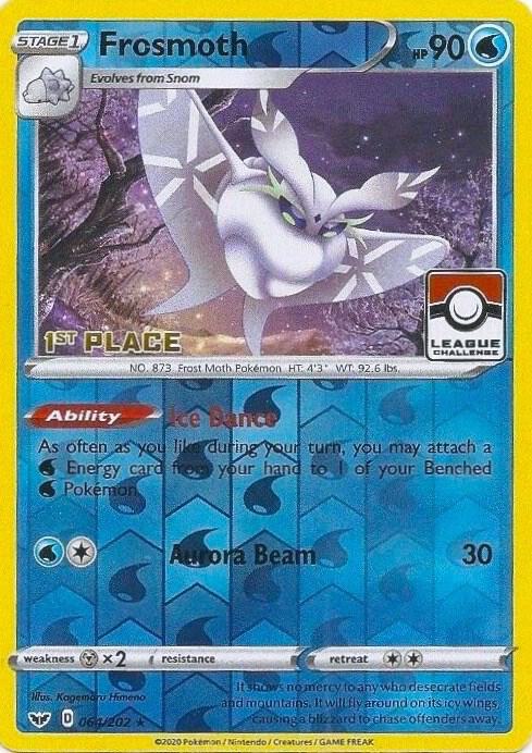 Frosmoth - 064/202 (League Challenge) [1st Place] [League & Championship Cards] 064/202