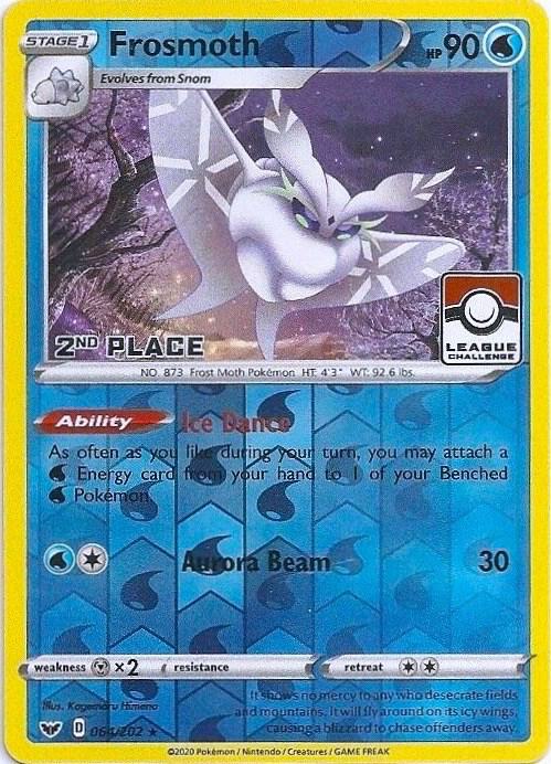 Frosmoth - 064/202 (League Challenge) [2nd Place] [League & Championship Cards] 064/202