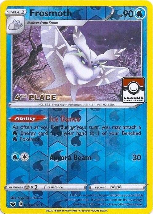 Frosmoth - 064/202 (League Challenge) [4th Place] [League & Championship Cards] 064/202