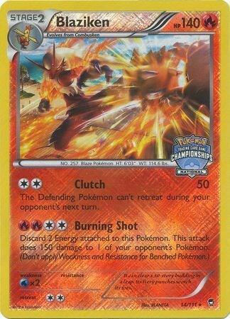Blaziken - 14/111 (National Championships) [League & Championship Cards] 014/111