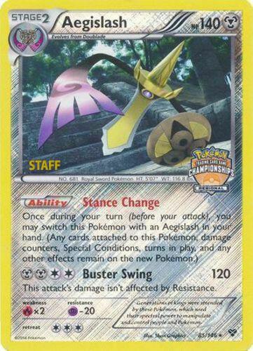 Aegislash - 85/146 (Regional Championships) [Staff] [League & Championship Cards] 085/146