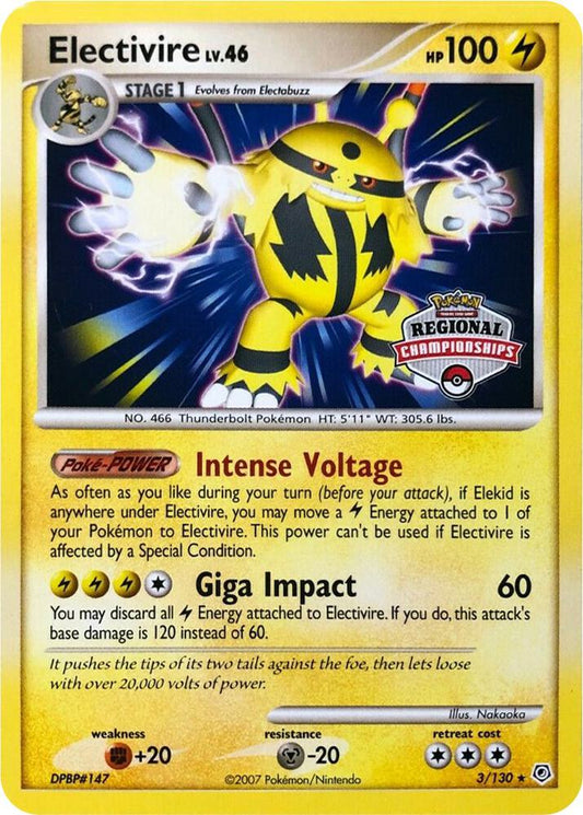 Electivire - 3/130 (Regional Championships) [League & Championship Cards] 003/130