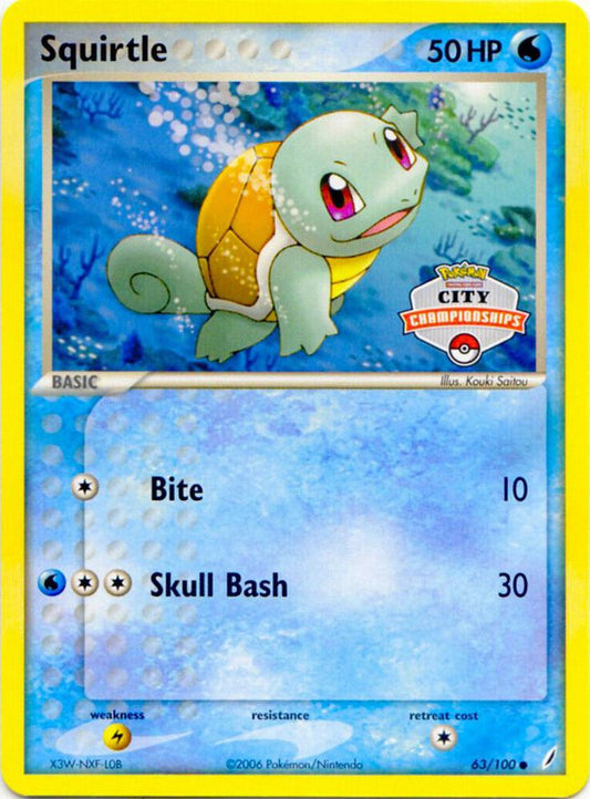 Squirtle - 63/100 (City Championships) [League & Championship Cards] 063/100
