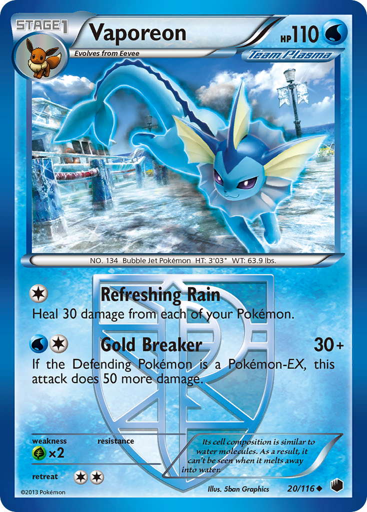 Vaporeon - 20/116 Plasma Freeze