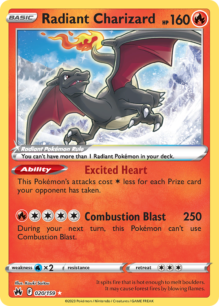 Radiant Charizard - 20/159 Crown Zenith