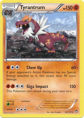 Tyrantrum - 62/111 (Cosmos Holo) [Miscellaneous Cards & Products] 062/111