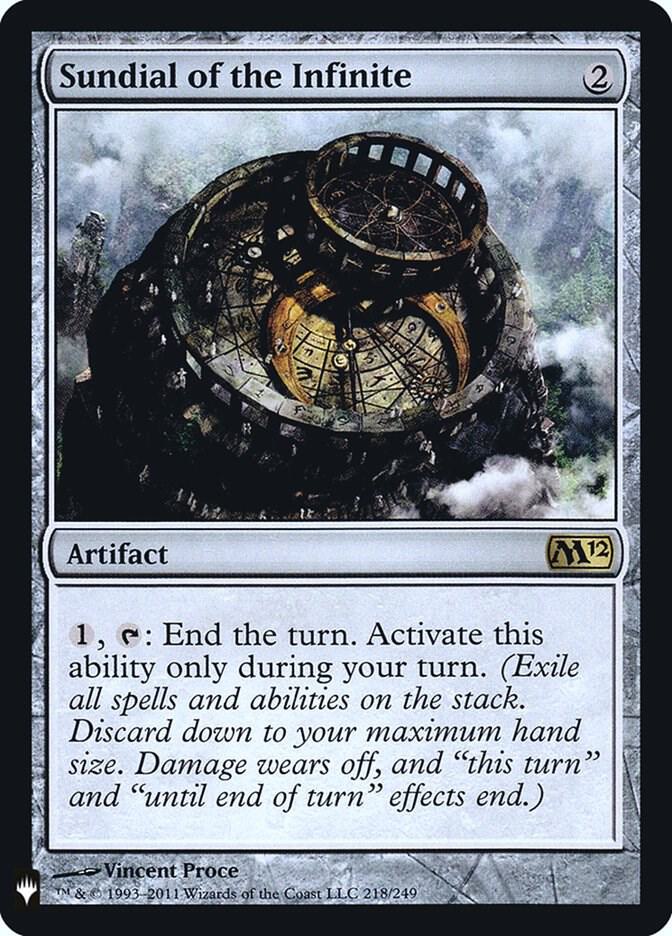 Sundial of the Infinite [The List Reprints] 218