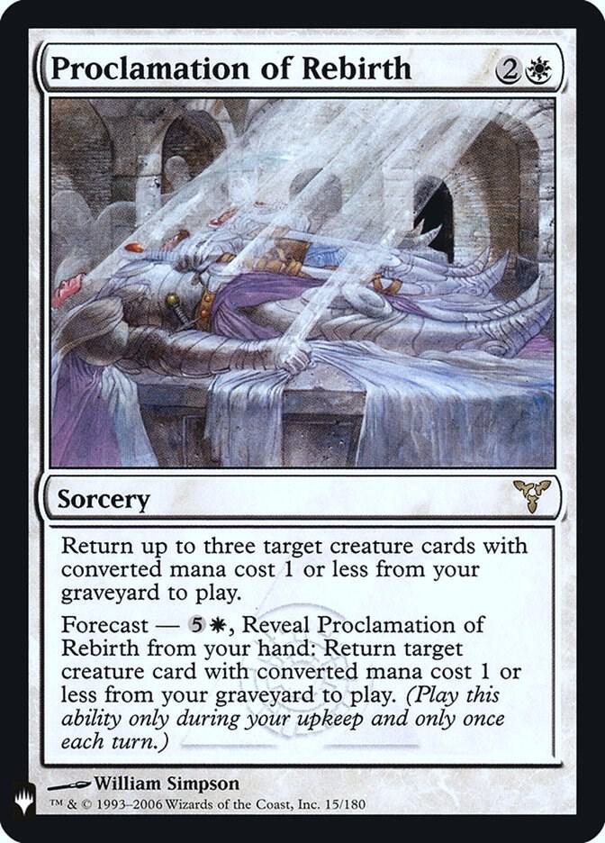 Proclamation of Rebirth [The List Reprints] 15