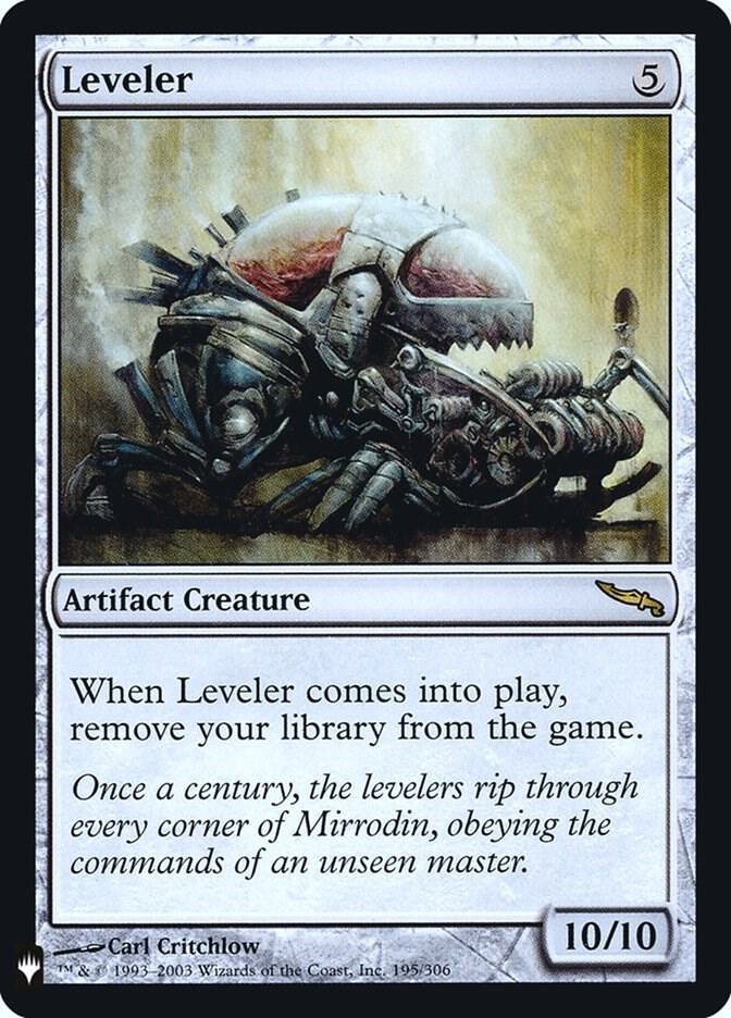 Leveler [The List Reprints] 195