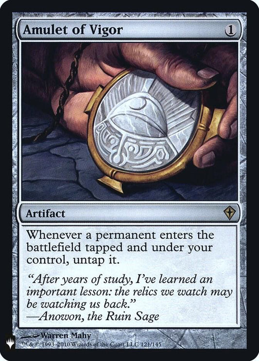Amulet of Vigor [The List Reprints] 121