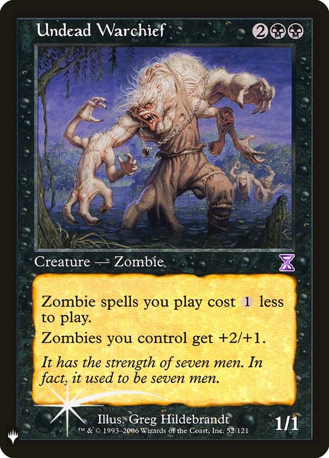 Undead Warchief [The List Reprints] 52