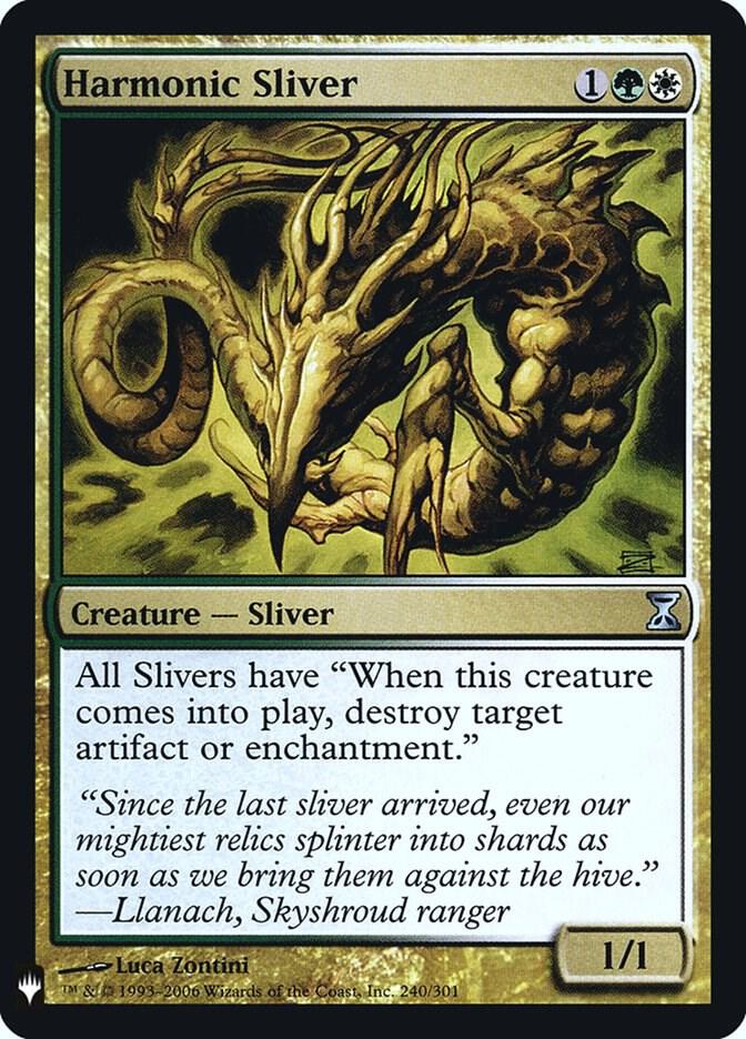 Harmonic Sliver [The List Reprints] 240