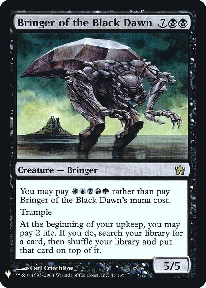 Bringer of the Black Dawn [The List Reprints] 43
