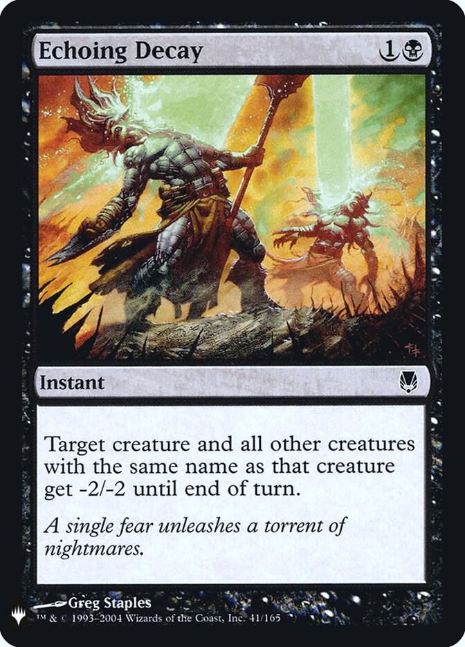 Echoing Decay [The List Reprints] 41