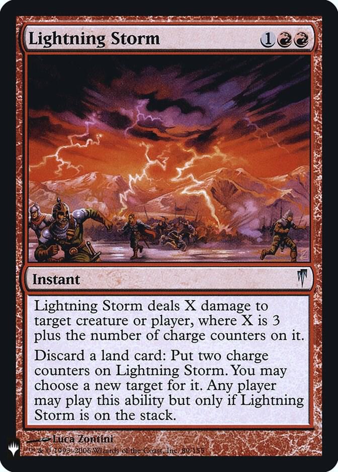 Lightning Storm [The List Reprints] 89