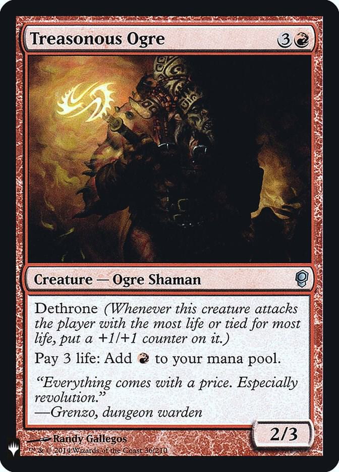 Treasonous Ogre [The List Reprints] 36