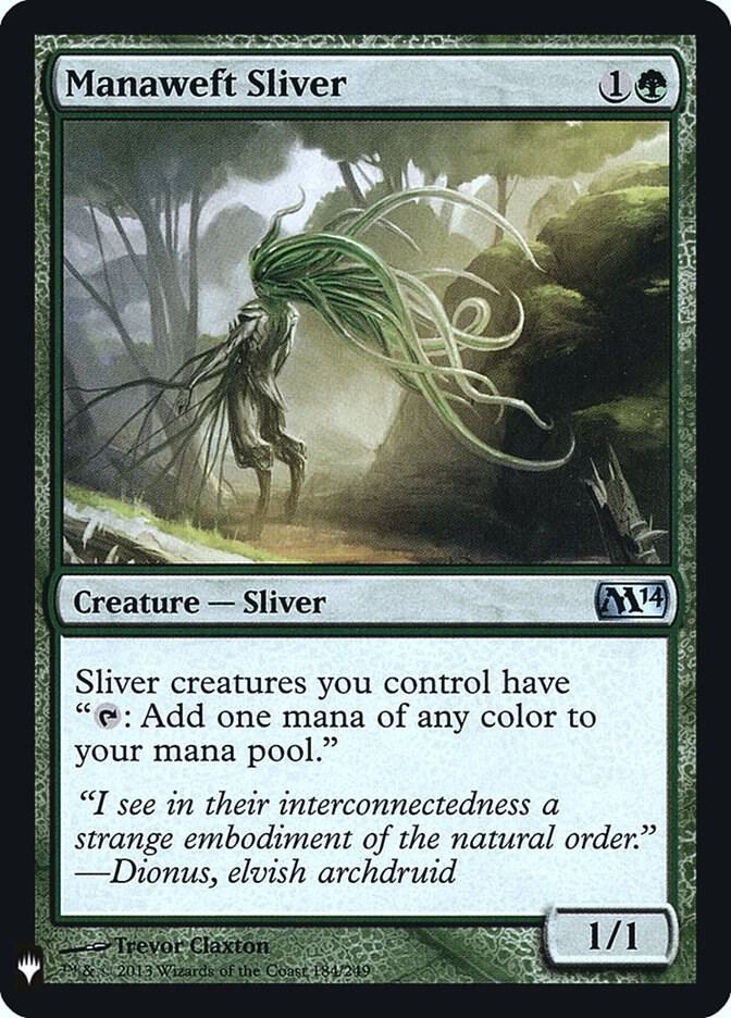 Manaweft Sliver (M14) [The List Reprints] 184