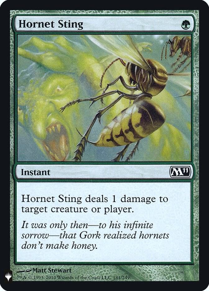 Hornet Sting [The List Reprints] 181