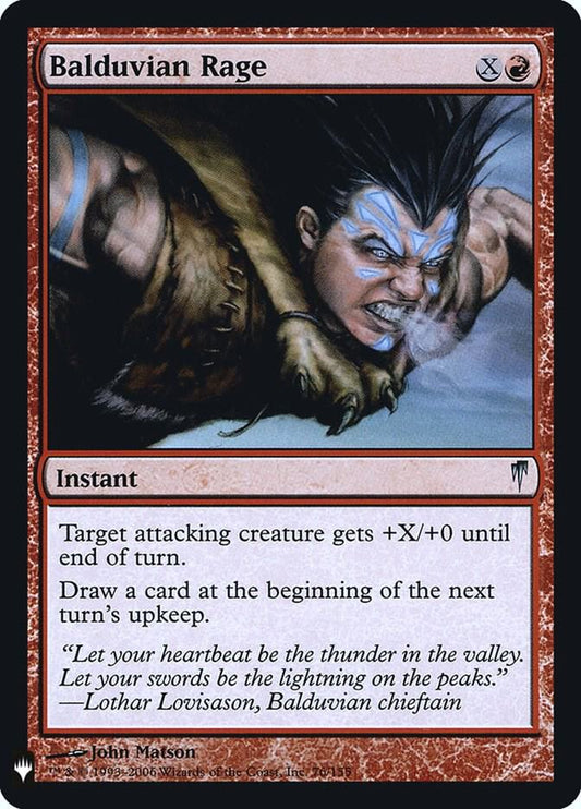 Balduvian Rage [The List Reprints] 76