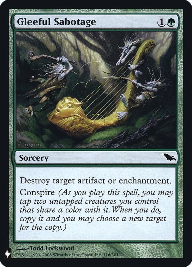 Gleeful Sabotage [The List Reprints] 116