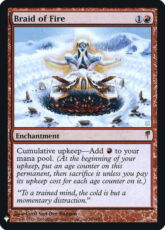 Braid of Fire [The List Reprints] 78