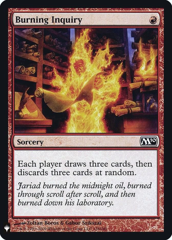 Burning Inquiry [The List Reprints] 128