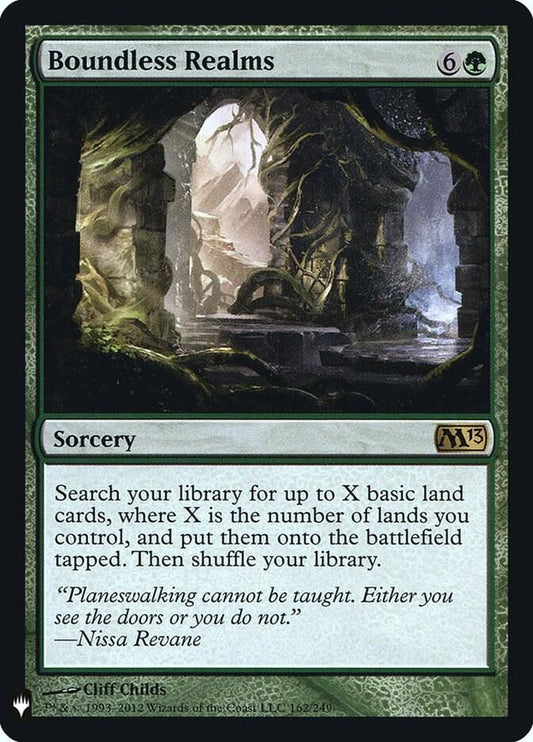 Boundless Realms [The List Reprints] 162