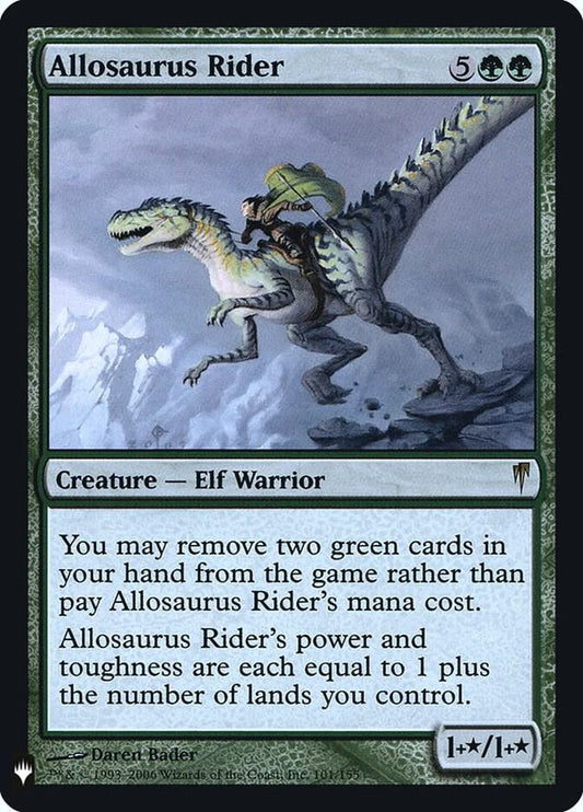 Allosaurus Rider [The List Reprints] 101