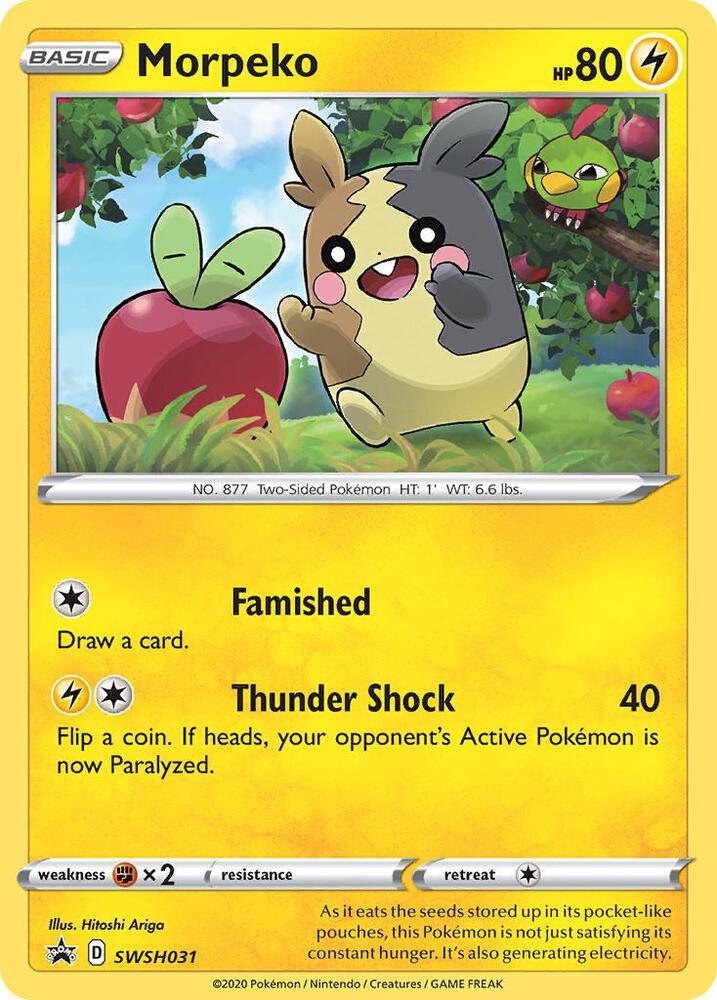 Morpeko - SWSH031 [SWSH: Sword & Shield Promo Cards] SWSH031
