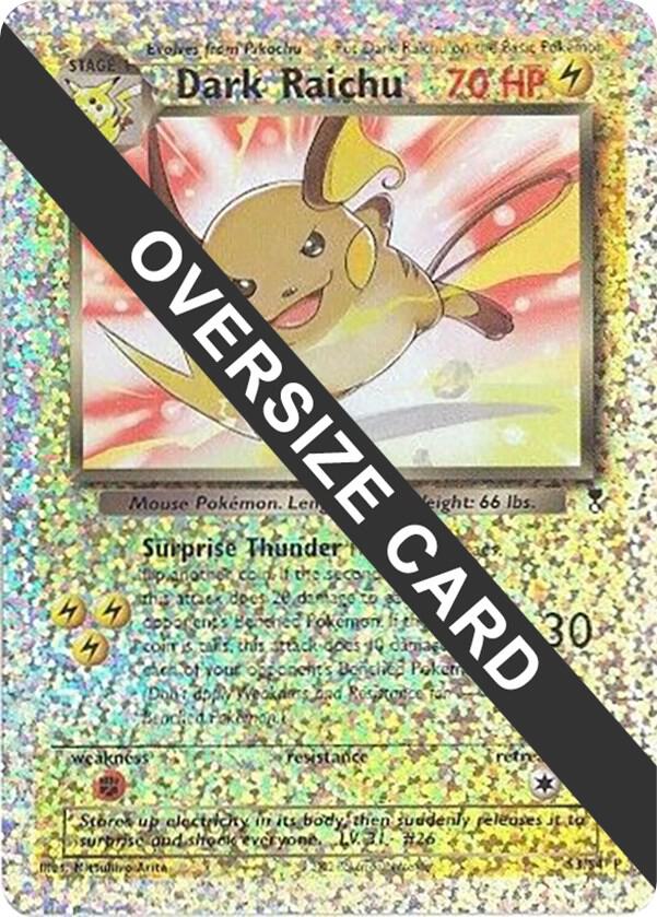 Dark Raichu - S3/S4 (Box Topper) [Jumbo Cards] S3/S4