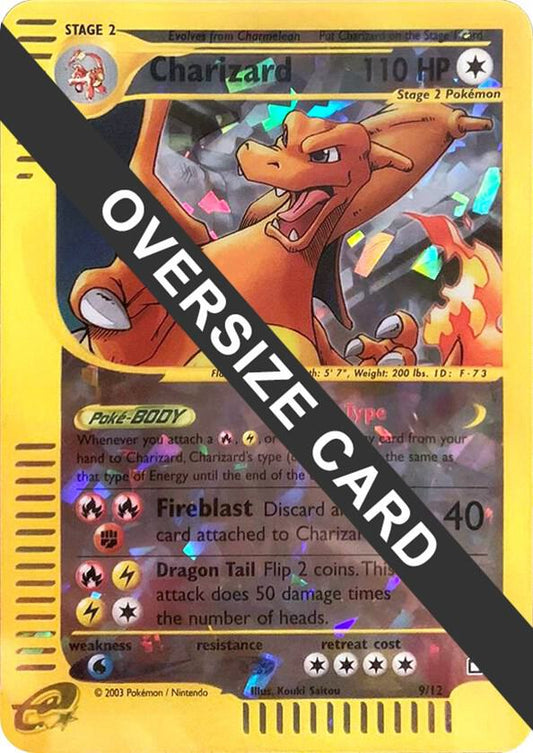 Charizard - 9/12 (Box Topper) [Jumbo Cards] 009/012