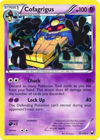 Cofagrigus - 52/108 (Cracked Ice Holo) [Deck Exclusives] 052/108