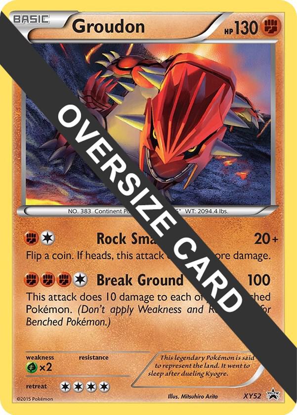 Groudon - XY52 (XY Black Star Promo) [Jumbo Cards] XY52