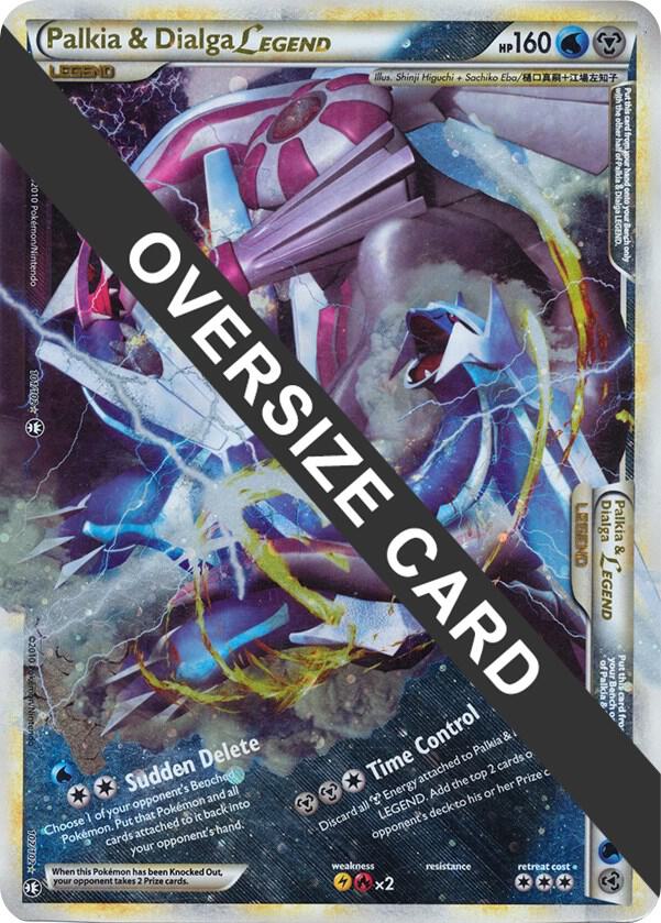 Palkia & Dialga Legends - 101/102 + 102/102 (Single Oversized Promo) [Jumbo Cards] 101/102 + 102/102