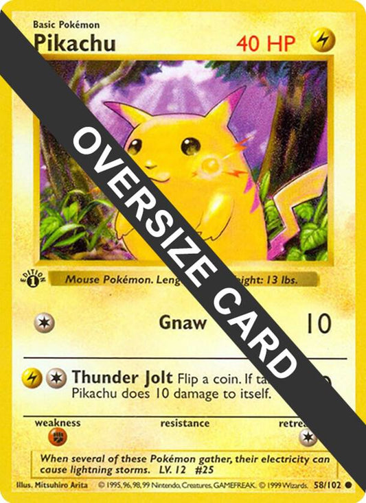 Pikachu - 58/102 [Jumbo Cards] 058/102