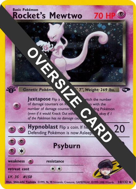Rocket's Mewtwo - 14/132 [Jumbo Cards] 014/132