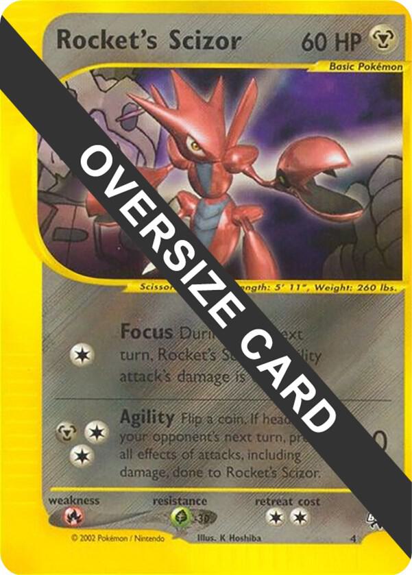 Rocket's Scizor - 4 [Jumbo Cards] 004