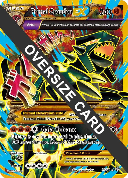 Primal Groudon EX - 97/98 [Jumbo Cards] 097/098