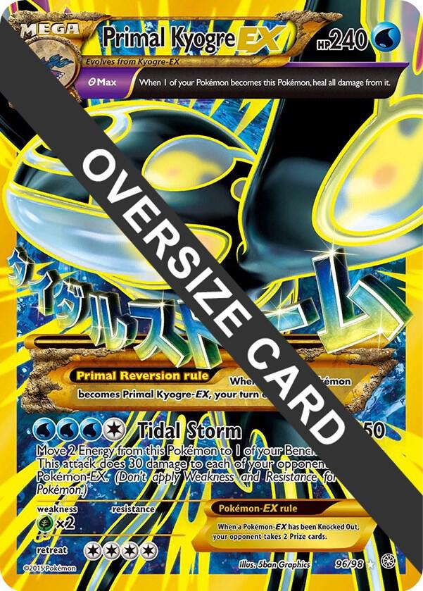 Primal Kyogre EX - 96/98 [Jumbo Cards] 096/098
