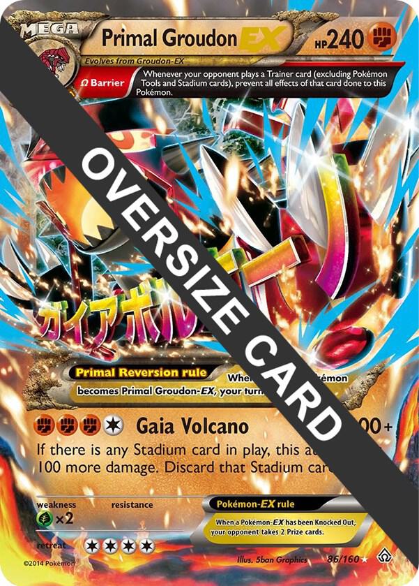 Primal Groudon EX - 86/160 [Jumbo Cards] 086/160