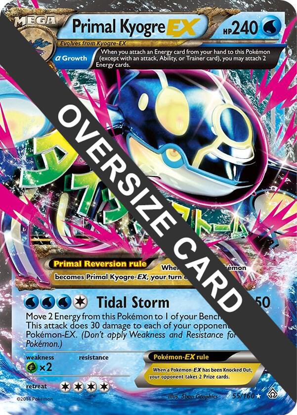 Primal Kyogre EX - 55/160 [Jumbo Cards] 055/160
