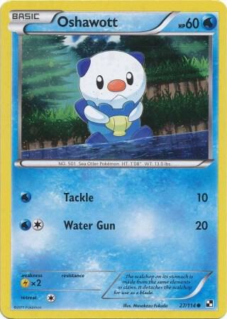 Oshawott - 27/114 (Cosmos Holo) [Alternate Art Promos] 027/114