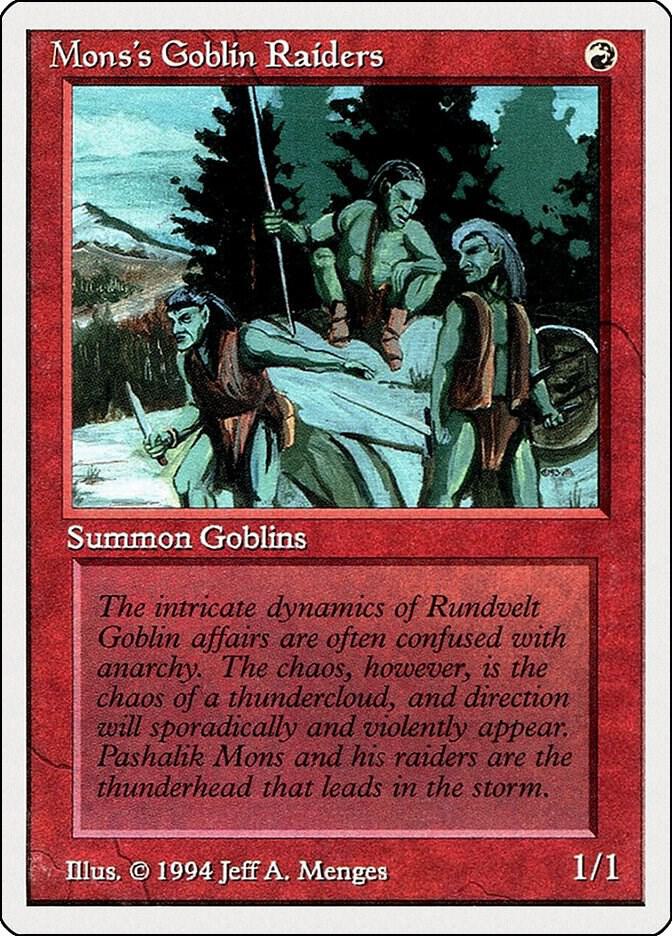 Mons's Goblin Raiders [Summer Magic] 167