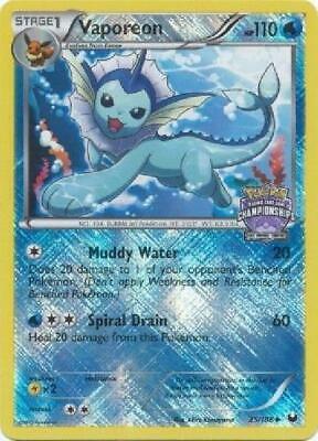 Vaporeon - 25/108 (State Championships) [League & Championship Cards] 025/108
