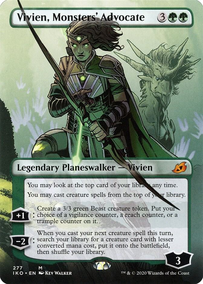Vivien, Monsters' Advocate (Borderless) [Ikoria: Lair of Behemoths] 277