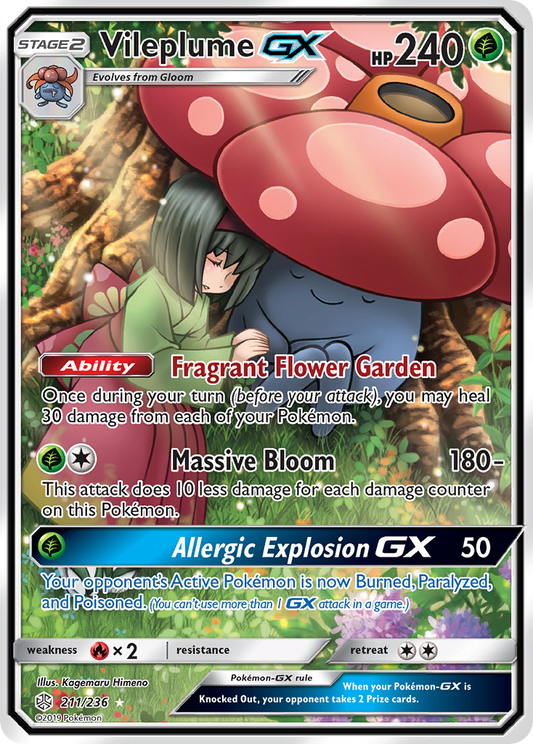 Vileplume-GX - 211/236 Cosmic Eclipse