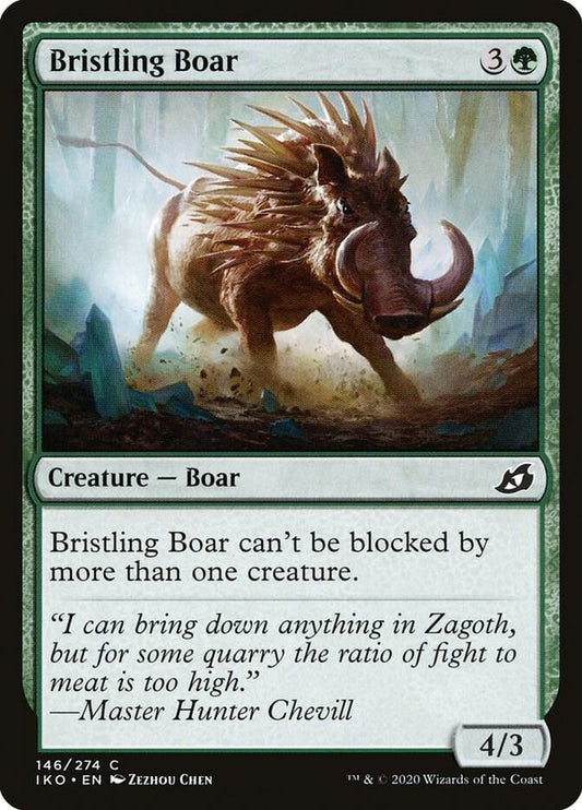 Bristling Boar [Ikoria: Lair of Behemoths] 146