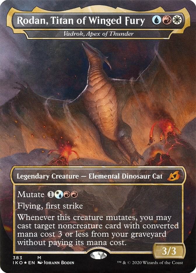 Rodan, Titan of Winged Fury - Vadrok, Apex of Thunder [Ikoria: Lair of Behemoths] 383